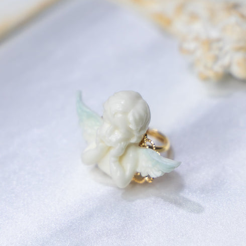 <06017>Angel Ring, Saxony Blue