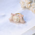 <06019>Ribbon and Rose Ring, Pink