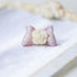 <06020>Ribbon and Rose Ring, Lavender
