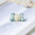 <06021>Ribbon and Rose Ring, Saxony Blue