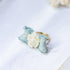 <06021>Ribbon and Rose Ring, Saxony Blue