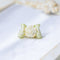 <06022>Ribbon and Rose Ring, Mint Green