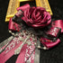 <07001>Bordeaux Gothic Lolita Rose Brooch & Hair Clip with Removable Clip