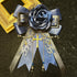 <07002>Blue Gothic Lolita Rose Brooch & Hair Clip with Removable Clip