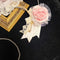 <07008>Ligh Pink Gothic Lolita Rose Brooch & Hair Clip