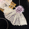 <07017>Light Purple Gothic Lolita Rose japot