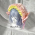 <08008>薔薇のヘッドドレス(ピンクx黄)