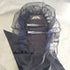 <08015>Rose coffin hair clip black x blue