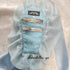 <08016>Rose coffin hair clip Frost Blue
