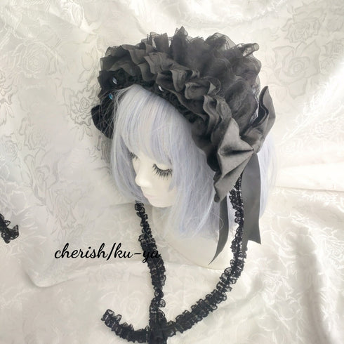 <08020>薔薇のヘッドドレス3way(開眼)