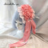 <08022>Rose coffin hair clip Pieny Pink