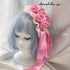 <08023>Rose coffin hair clip Baby Rose