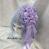 <08024>Rose coffin hair clip Coral Purple