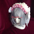 <08027>Rose headpiece White x Pink