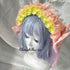 <08034>Rose headpiece Pink x Yellow