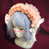 <08035>Rose headpiece Pink x White