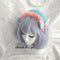 <08038>Magical Girl Headband Pink x Saxe blue