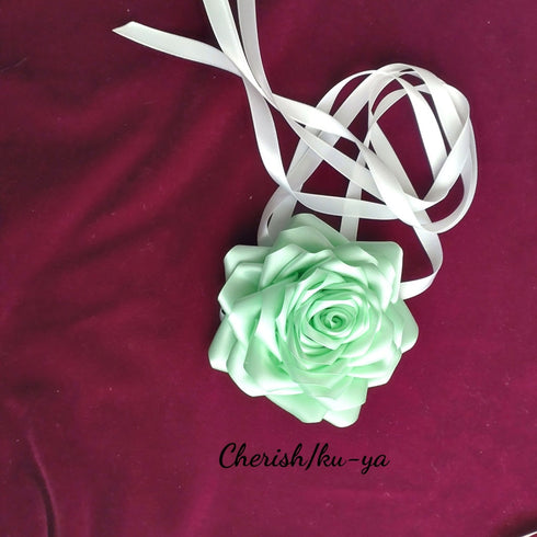 <08040>Rose eye patch Mint
