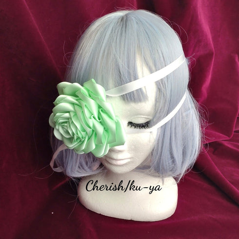 <08040>Rose eye patch Mint