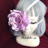 <08042>Rose eye patch Light purple