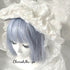 <08044>Rose Bride's Headpiece Veil Up White