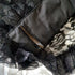 <08046>Rose Bride's Headpiece Veil down black