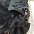 <08049>Rose headpiece (3-way design) black x gray