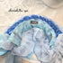 <08053>Rose headpiece (2-way design)Wisteria Blue