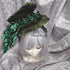 <08054>薔薇の棺ミニハット風カチューシャ