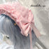 <08055>Rose headpiece (2-way design)Pastel pink