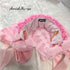 <08056>Rose headpiece (2-way design)Pieny Pink