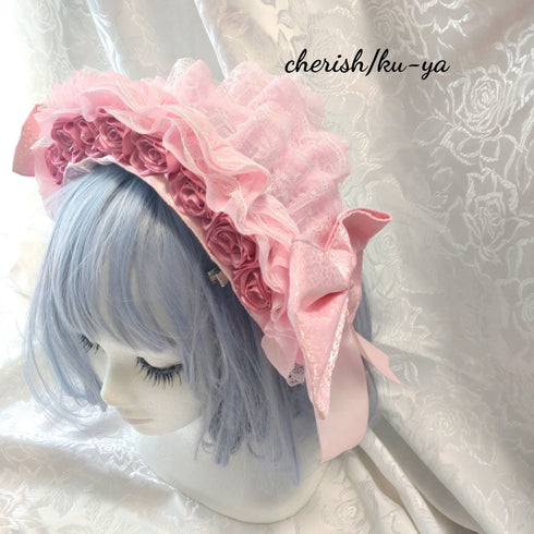 <08057>Rose headpiece (2-way design)Baby Rose