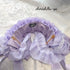 <08058>Rose headpiece (2-way design)Coral Purple