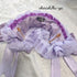 <08060>Rose headpiece (2-way design)Iris Purple