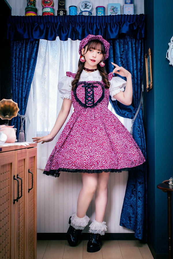 99'sガールズパンク×ロリィタJSK・キャスケット付き(バラ売り不可)