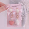 <09024>Whipped cream and rabbit Earrings