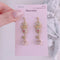 <09032>Cat with heart Earrings