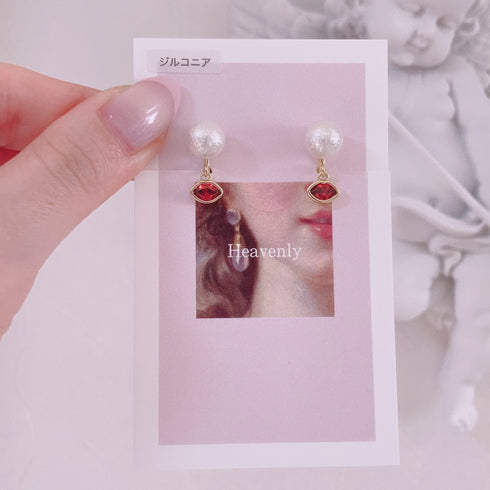 <09069>Perl&lip Clip-On Earrings