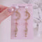 <09086>Magical Girl Clip-On Earrings(Moon)