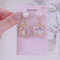 <09088>Snowflake Clip-On Earrings