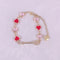 <09108>Arrow Bracelet Pink×Red