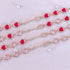 <09108>Arrow Bracelet Pink×Red