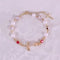 <09112>Golden rose Bracelet(Red)