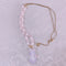 <09146>fluffy bunny collaboration Necklace(Purple)(60~65cm)