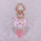 <09155>Rabbit&Strawberry Bag Charm Pink
