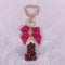 <09159>Chocolate Bear Bag Charm(Red)