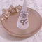 <09179>Silver Color Lace Ring Clear Ribbon