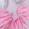 <09180>fluffy bunny collaboration Barrette(Pink rabbit)