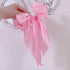 <09182>fluffy bunny collaboration Barrette(Purple rabbit)
