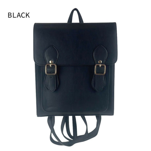 縦型サッチェルバッグ TL-5584 【ブラック キャメル ブラウン】